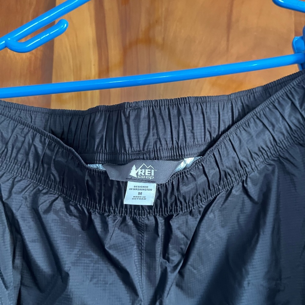 REI Men's Black Rain Pants Size Medium